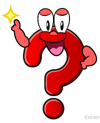 Free Posing Question Mark Cartoon Character Clipart | Charatoon